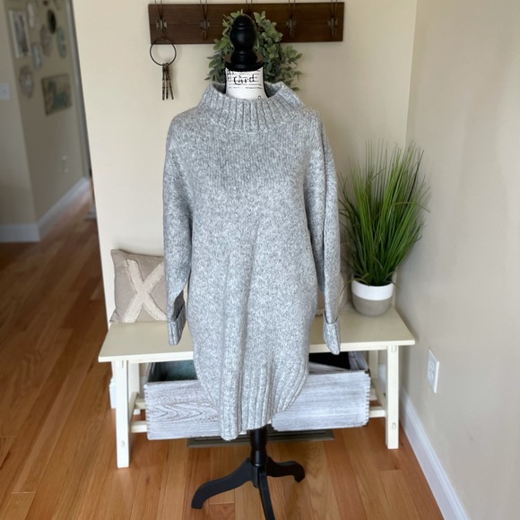 Express X You Mock Neck Sweater Dress - Picture 3 of 15